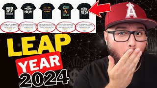 How To Sell Your Print On Demand Shirts On Amazon For Leap year 2024 Niche Research