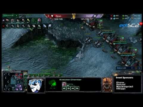 TvZ Byun vs Dana( PL) Bo7 ShowMatch Starcraft 2 HD 720p Polski komentarz