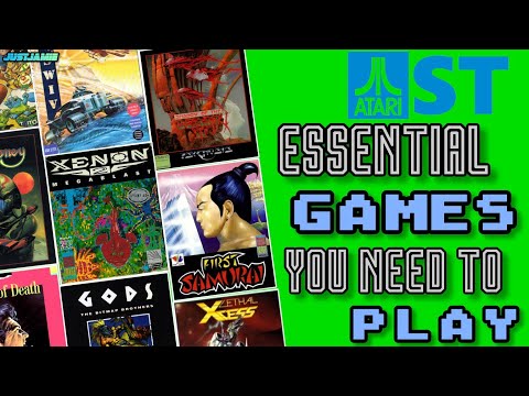 Top 40 Best Atari ST Games of All Time (Time Stamps) #atari #atarist #retrogames