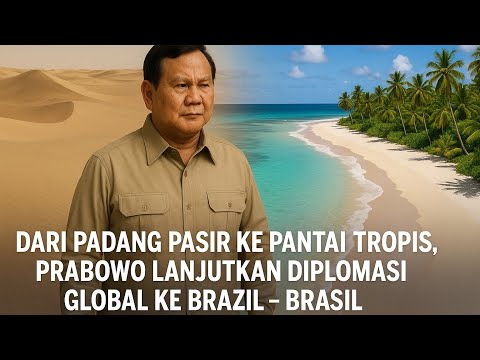 Dari Padang Pasir ke Pantai Tropis, Prabowo Lanjutkan Diplomasi Global ke Brazil – Brasil