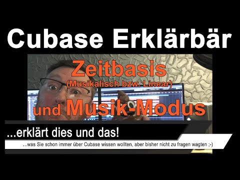 Cubase 13 Pro - Zeitbasis und Musik Modus