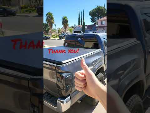 Tonneau (Bed) Cover - Rough Country Soft Tri Fold: Simple DIY Install - Toyota Tacoma