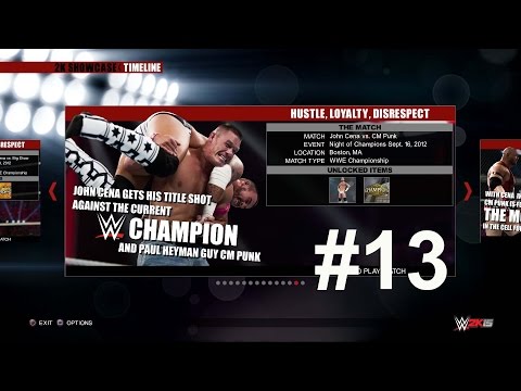WWE 2K15 (PS4) 2K Showcase - Hustle, Loyalty, Disrespect #13 Walkthrough Gameplay