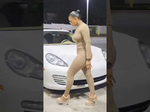 That Outfit Deserves That Porsche 😳✨ #fashionista #luxury #aesthetic