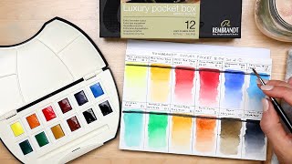 Is the Rembrandt Luxury Pocket Box Worth It? | Watercolor Review