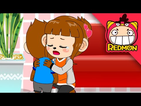Finding Mom | Safety Man | 4K Cartoons | REDMON