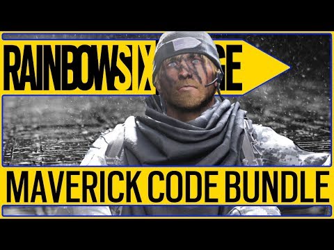 ⭐NEW⭐ Maverick Code Bundle Digital Shade Uniform & M4 Weapon Skin Rainbow 6 Siege DLC