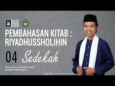 LIVE | KAJIAN RIYADHUSSHOLIHIN 04 - SEDEKAH | Musholla Nurul Ilmi, Rimbo Panjang