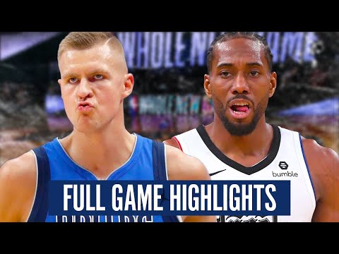 MAVERICKS vs CLIPPERS - FULL GAME 3 HIGHLIGHTS | 2019-20
