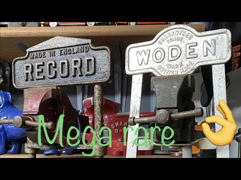 Mega rare record tool company, 1930s vintage vise sales display plus other  bits and bobs