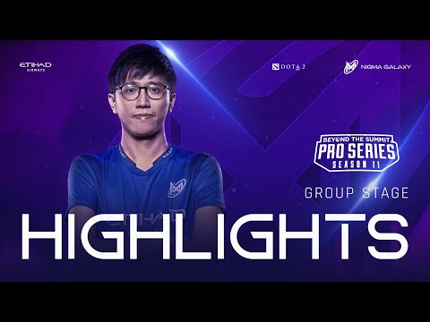 Nigma Galaxy SEA - BTS Pro Series Group Stage Highlights