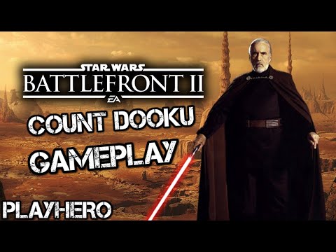 Star Wars Battlefront II Count Dooku Gameplay + Besten Kills | PlayHero
