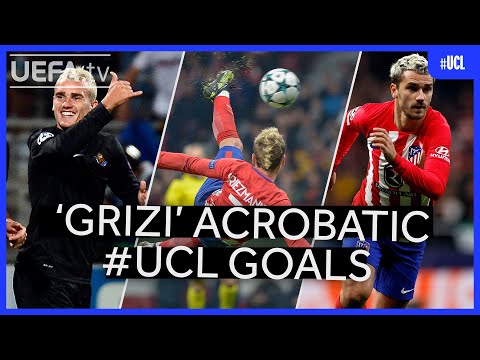 Antoine Griezmann: Great Acrobatic #UCL Goals