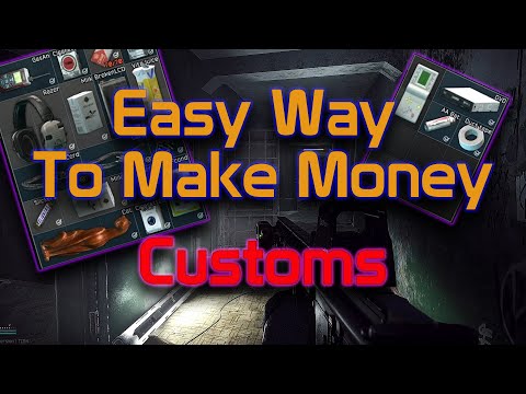 Escape From Tarkov | Money Making At Customs | Easy Route | Cache Tetriz Find | 500k in 10minutes