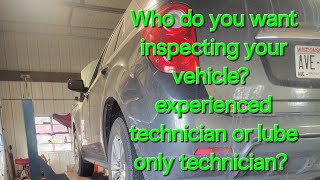 No, we don't have any lube techs. I want an expert working on my car, every time.