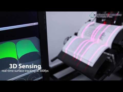 High speed professional book flipping scanner