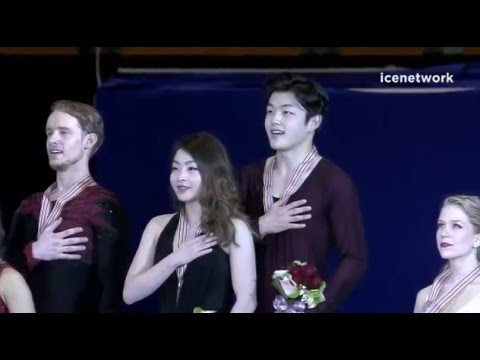 Ice Dance Victory Ceremony 2016 4CC