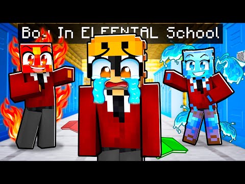 ONE BOY in an ELEMENTAL ONLY School!