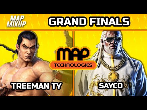 MAP Mixup 2 Tekken  GRAND FINALS - Treeman TY (Feng) Vs. Sayco (Leroy) Tekken 7