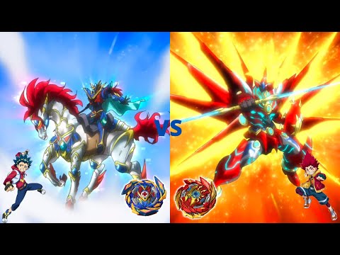 Sparking Attacks: Brave Valkyrie VS Super Hyperion-Beyblade Burst SuperKing