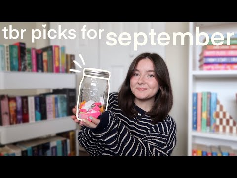 TBR jar prompts choose my September reads 🧡🧸🫙 *my September tbr*