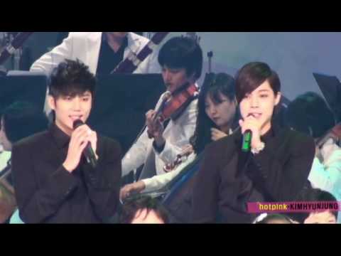 [Fancam] 100608 SS501 Hyun Joong Kyu Jong Focus  Children's Song Medley