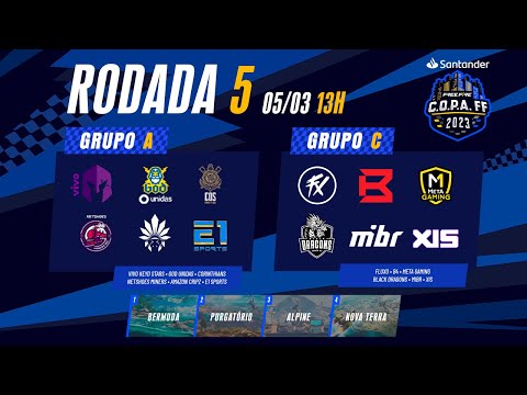 C.O.P.A FF 2023 AO VIVO - Rodada 05 | FREE FIRE ESPORTS BRASIL