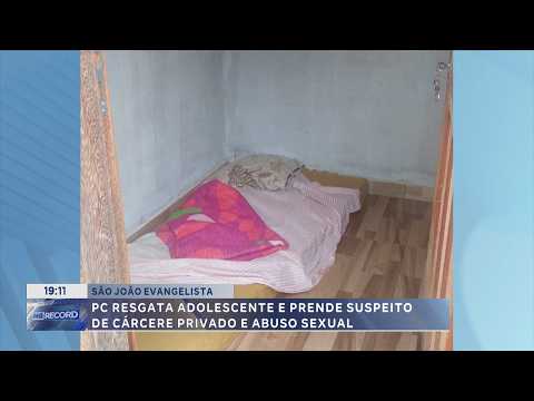 São João Evangelista: PC resgata adolescente e prende suspeito.