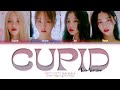 FIFTY FIFTY Cupid (Twin version) Lyrics (Color Coded Lyrics)