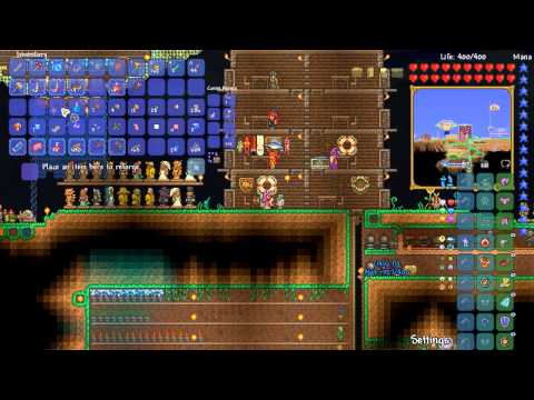 Ocean farm, spiders, & showers! Brian & Alex tackle Terraria, Part 24