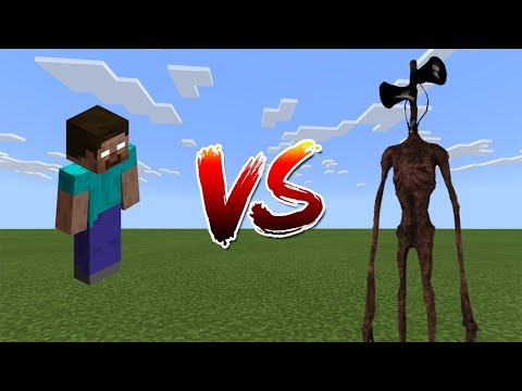 Siren Head Vs Herobrine || Minecraft || INTENSE FIGHT | WHO WILL WIN