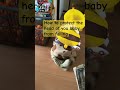 How to protect the head of your baby from falling backward #toddler #shorts