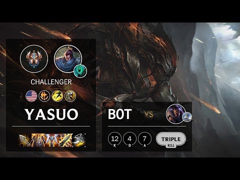 Yasuo Bot vs Draven - NA Challenger Patch 10.5