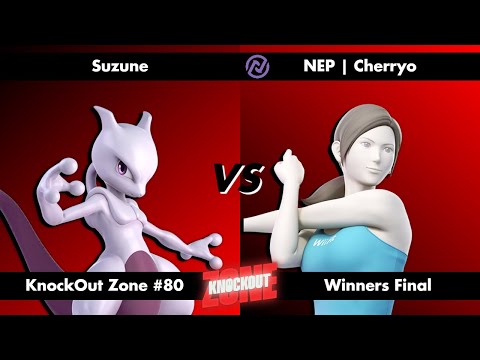 KnockOut Zone #80 - SSBU Winners Final - Suzune (Mewtwo) vs Cherryo (Wii Fit Trainer)