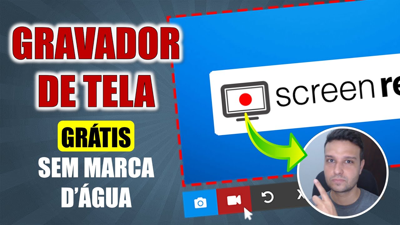 O MELHOR GRAVADOR DE TELA para PC - ScreenRec - Grátis sem Marca D'água