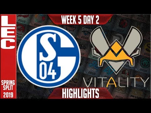 S04 vs VIT Highlights | LEC Spring 2019 Week 5 Day 2 | Schalke 04 vs Vitality