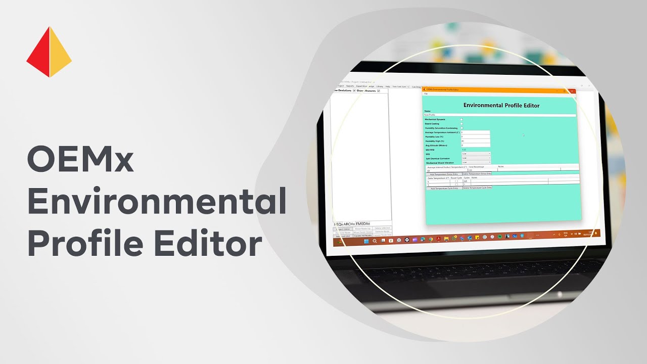 Introducing the OEMx Environmental Profile Editor