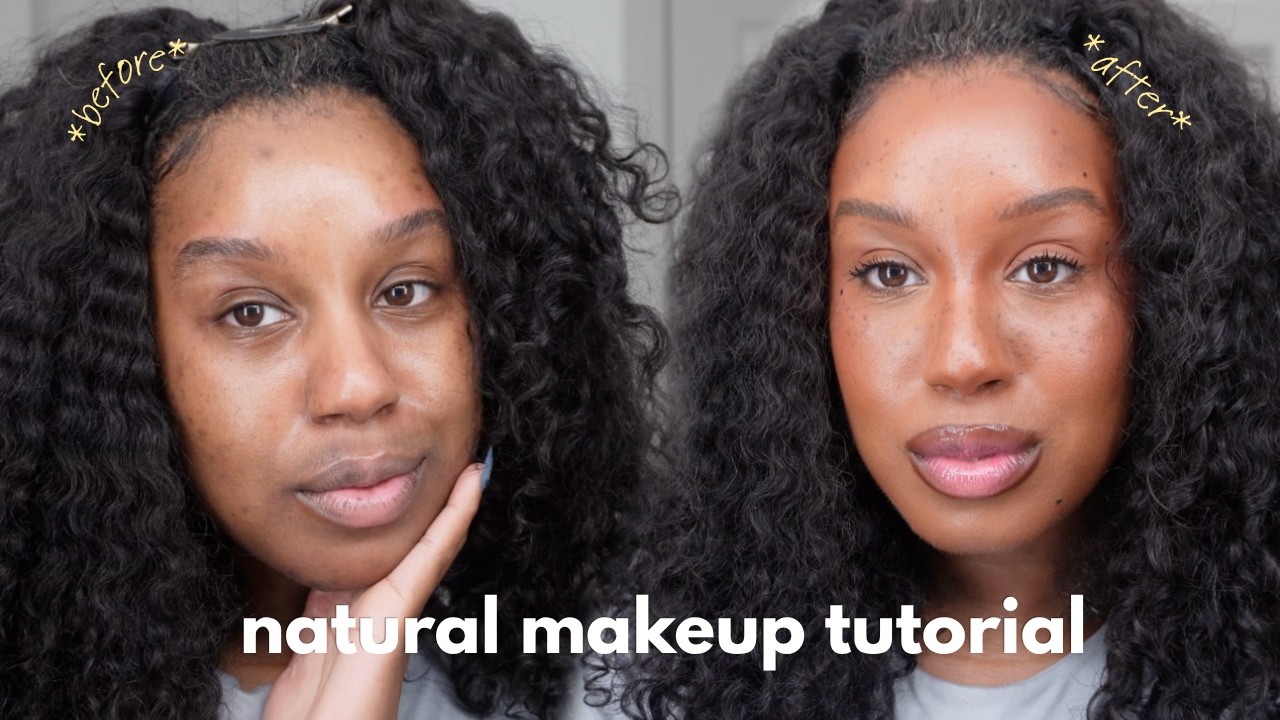 natural makeup tutorial | easy, 15 minute makeup | Natasha S.