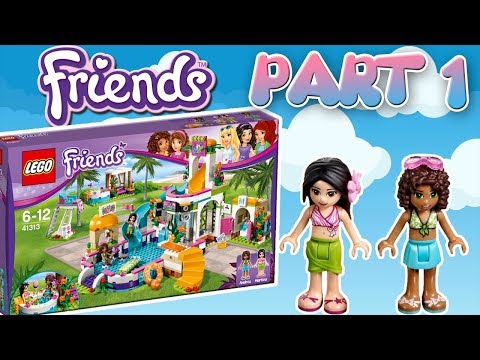 Build The Lego Friends Heartlake Summer Pool With Me! Part 1