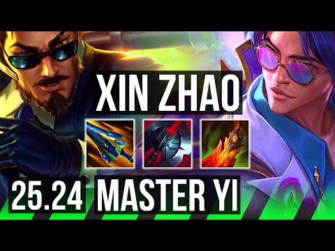 XIN ZHAO vs MASTER YI (JGL) | 42K damage, Good KDA: 16/2/10 | KR Master | 25.24
