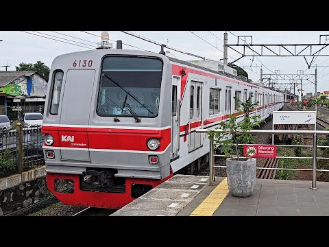 [4K] Stasiun Kranji: Kompilasi Kereta JR 205, TM 6000, CC 203, CC 206 | KRL Commuter Line (2/2)