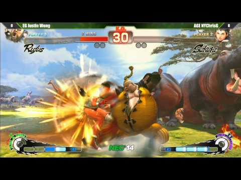 SSF4 AE2012 Top 8 EG Justin Wong vs AGE NYChrisG - Northeast Championships 14
