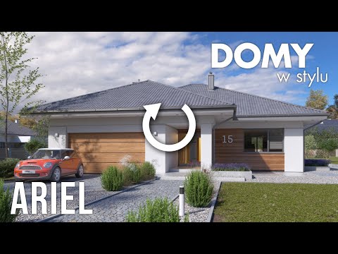 Projekt domu ARIEL - widok 360º