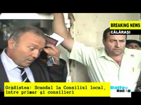 Grădiștea: Scandal la Consiliul local, între primar şi consilieri