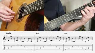 Is There Anybody Out There? Guitar Lesson with Guitar Pro Tab   (Pink Floyd)