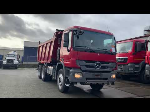 Sold, Mercedes Actros 3341, 6x4, Meiller tipper