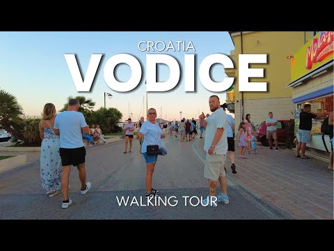 Amazing Vodice, Croatia. 2025 Walking Tour 4K/60fps