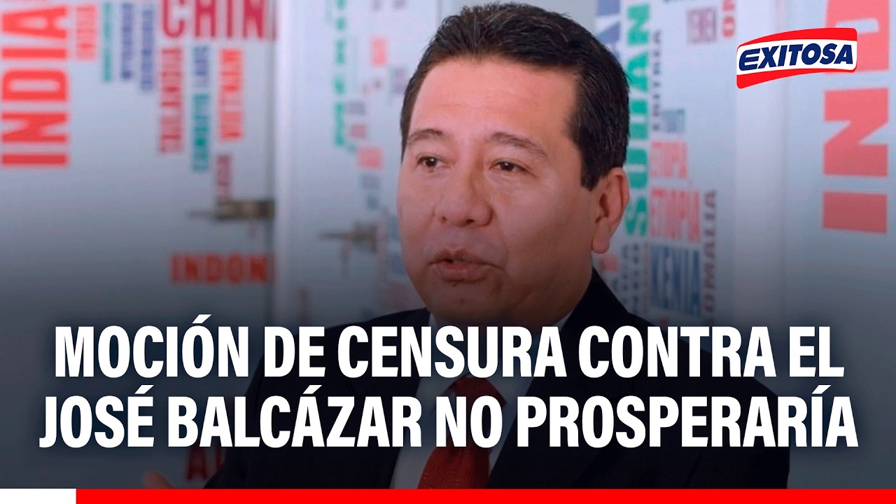 🔴🔵 Moción de censura contra el presidente José Balcázar no prosperaría