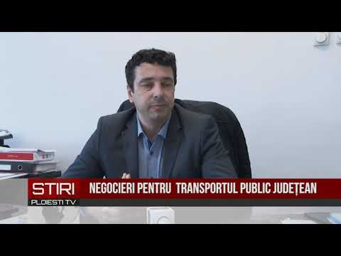 Negocieri pentru  transportul public județean