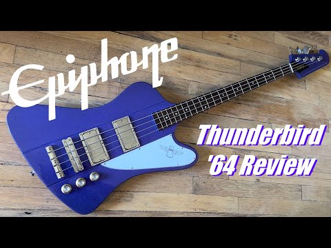 Epiphone Thunderbird 64 Bass Review Purple Sparkle